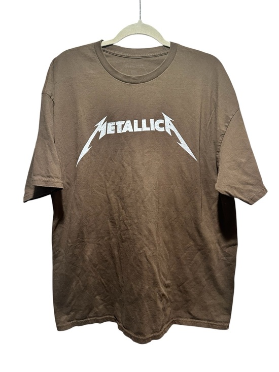 Metallica Tops - Metallica Graphic Band T‑Shirt in Brown NWOT Size 3X